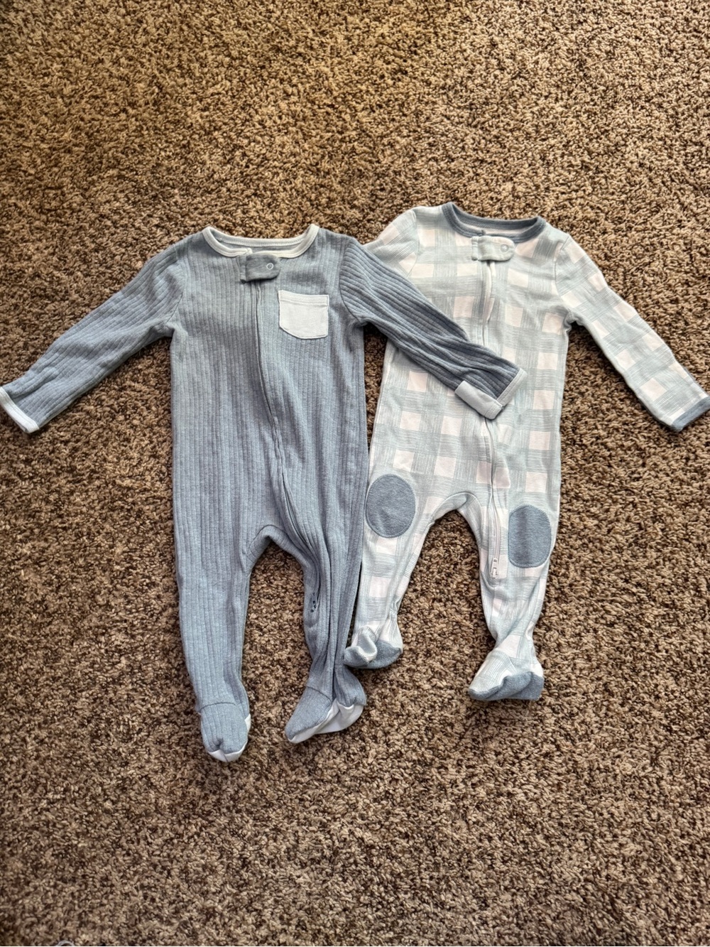 Cloud Island Baby Footed Zipper Sleeper Pajamas